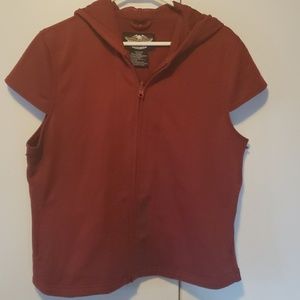 Harley Davidson  Cap sleeve hooded vest